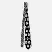 Cravate Motif blanc et gris KC-135 (Dos)