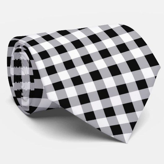 Cravate Motif blanc gris gris