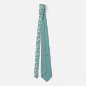 Cravate Motif bleu blanc Cool (Dos)