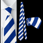 Cravate Motif Bleu Blanc rayé<br><div class="desc">Cravate Motif bleu blanc rayé.</div>