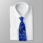 Cravate Motif bleu d'étincelle (Attaché)