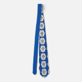 Cravate Motif bleu F-15E avec votre patch personnalisé sur (Dos)