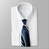 Cravate Motif bleu flou (Attaché)