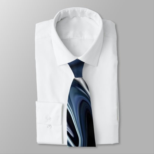 Cravate Motif bleu flou (Attaché)