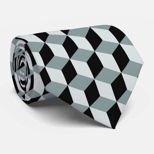 Cravate Motif bloc 02 (Roulé)