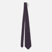 Cravate Motif Blue and Olive Stars (Dos)