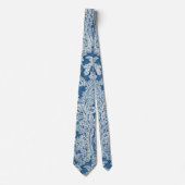 Cravate Motif Blue Boho Lace Paisley (Devant)