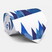 Cravate Motif Blue Mountains (Roulé)