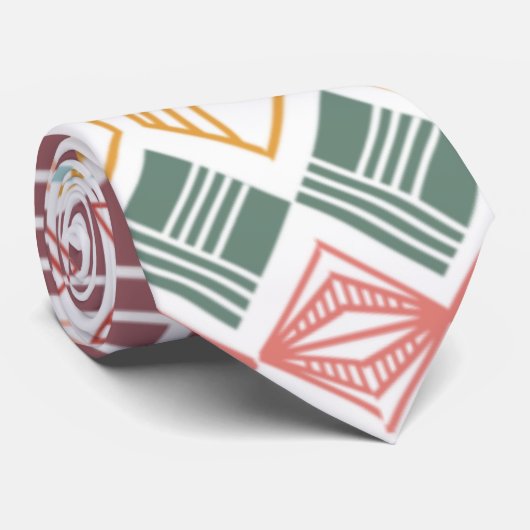 Cravate Motif Boho (Roulé)