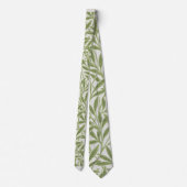 Cravate Motif botanique floral vert de William Morris (Dos)