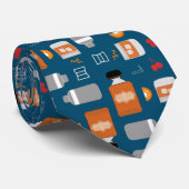 Cravate Motif Bourbon (Roulé)