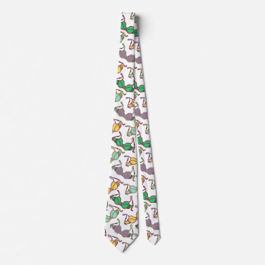 Cravate Motif Bra multicolore (Devant)