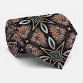 Cravate Motif Bronze Star (Roulé)