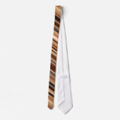 Cravate Motif Brown/chocolat/café rayé (Dos)
