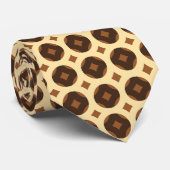Cravate Motif Brown circulaire sans fil (Roulé)