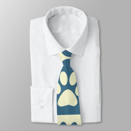 Cravate Motif brut de contrôle bleu (Attaché)