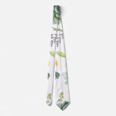 Cravate Motif Cactus (Dos)