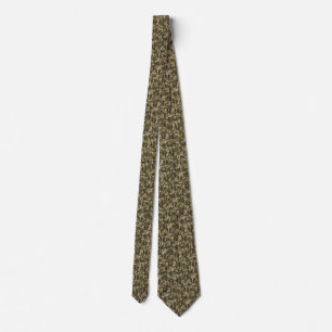 Cravate Motif Camo numérique militaire classique