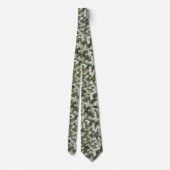 Cravate Motif Camo vert dans les tons terre (Dos)
