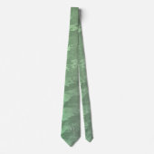 Cravate Motif camo vert monogramme (Devant)