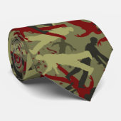 Cravate Motif Camo Zombie (Roulé)