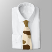 Cravate Motif camouflage beige (Attaché)