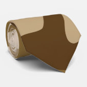 Cravate Motif camouflage beige (Roulé)