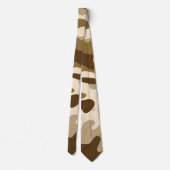 Cravate Motif camouflage beige (Dos)