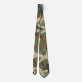 Cravate Motif camouflage militaire rustique (Dos)