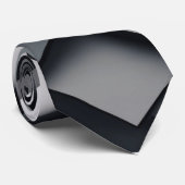 Cravate MOTIF CARRÉ DARK SOLID (Roulé)