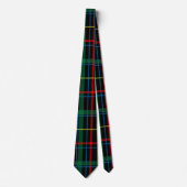 Cravate Motif carreau tartan, vert, (Devant)