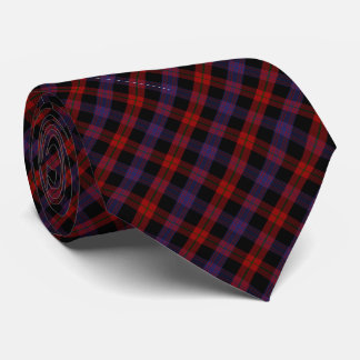 Cravate Motif carreaux tartan Brun Grady