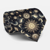 Cravate Motif Céleste  (Roulé)