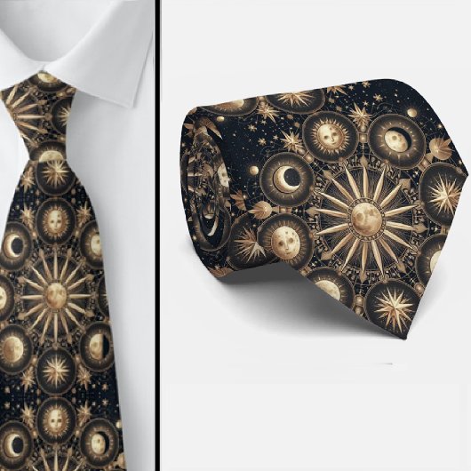 Cravate Motif Céleste