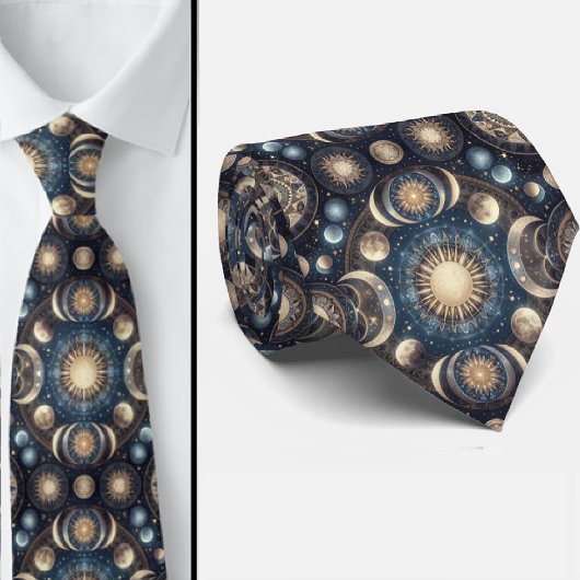 Cravate Motif Céleste