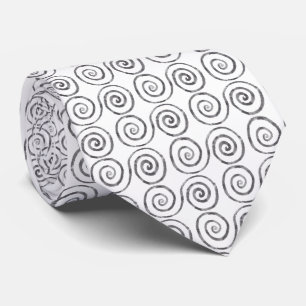 Cravate Motif celtique à double spirale