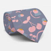 Cravate Motif cerise (Roulé)
