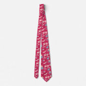 Cravate Motif cerise (Dos)