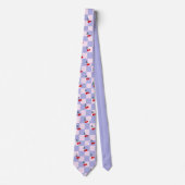 Cravate Motif Cerise Rouge Sucrée (Devant)