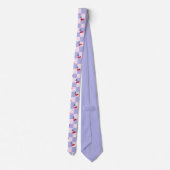 Cravate Motif Cerise Rouge Sucrée (Dos)