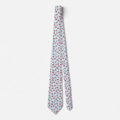 Cravate Motif Cerise Rouge Sucrée (Devant)