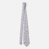Cravate Motif Cerise Rouge Sucrée (Dos)