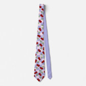 Cravate Motif Cerise Rouge Sucrée (Devant)