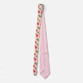 Cravate Motif Cerise Rouge Sucrée (Dos)