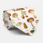 Cravate Motif champignon vintage (Roulé)