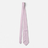 Cravate Motif Chevron Abstrait rose et blanc (Dos)