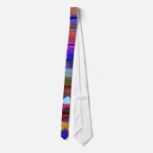 Cravate Motif Chevron Trendy Peint #2 (Dos)