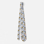 Cravate Motif chien mignon Doodle (Dos)