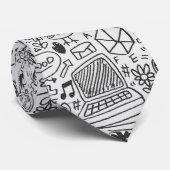 Cravate Motif chimique de l'école (Roulé)