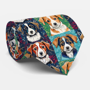 Cravate Motif chiot